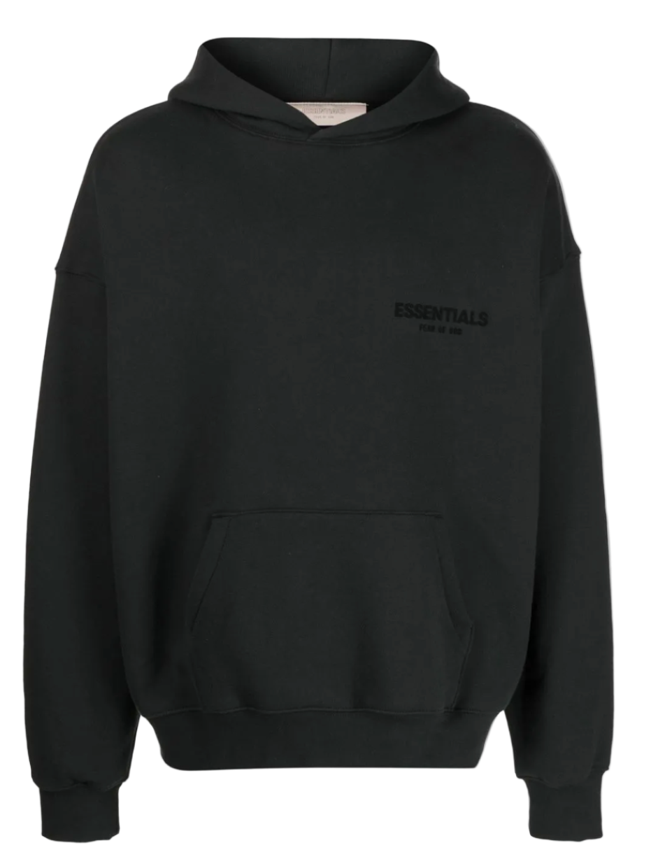 SUDADERA ESSENTIALS NEGRA