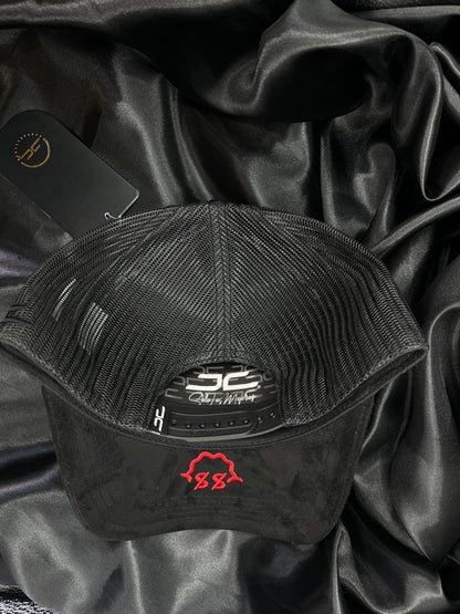 JC HATS SPEND MONEY  BLACK MESH